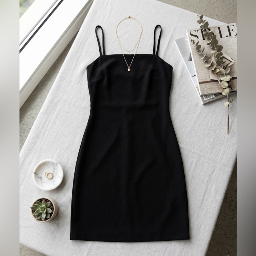 Classic Party Black Short Dress